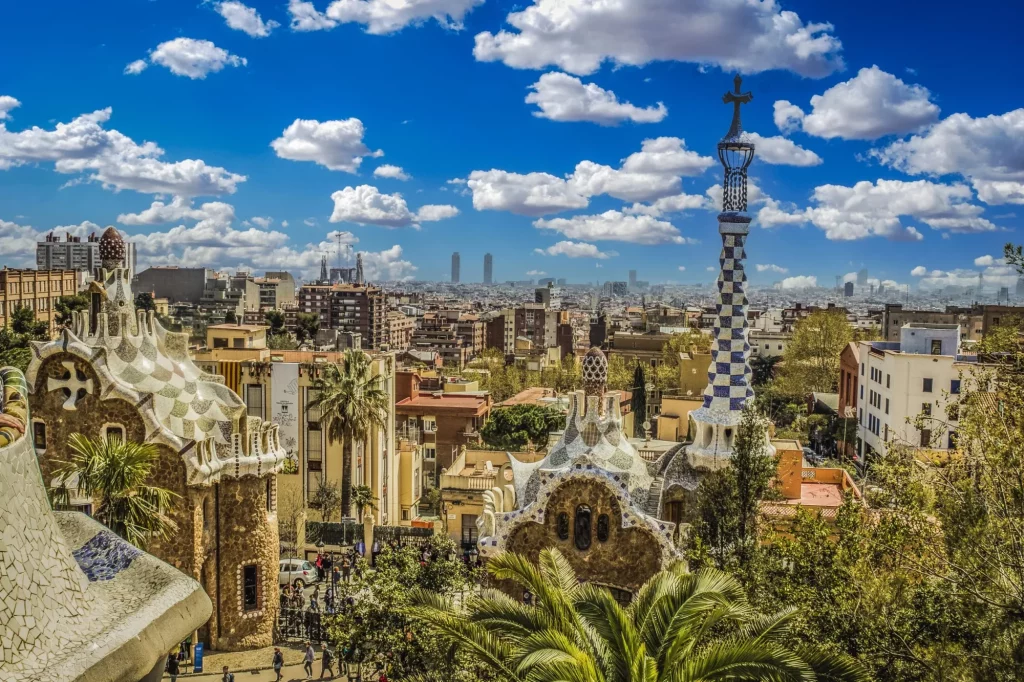Uitzicht vanuit Barcelona