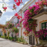 Smuk gade i Puerto Mogan by, Gran Canaria Island , Spanien