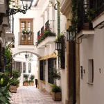 Marbella oude stad Andalusië Spanje typisch Spaans dorp witgekalkte huizen