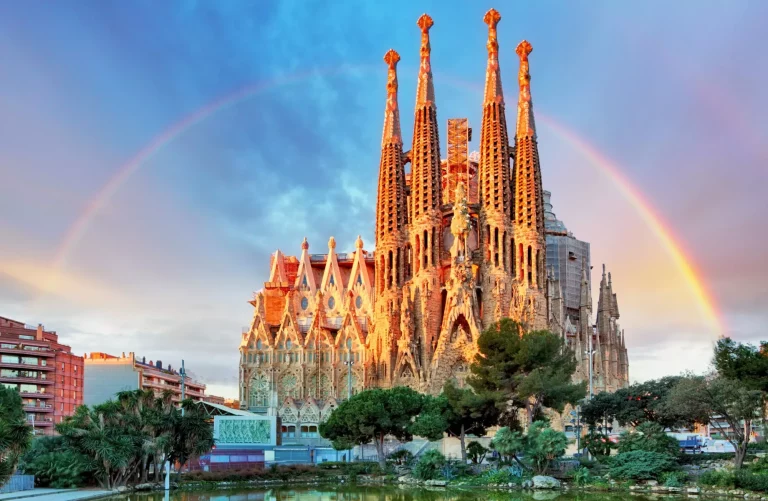 Sagrada Familia, in Barcelona, Spain