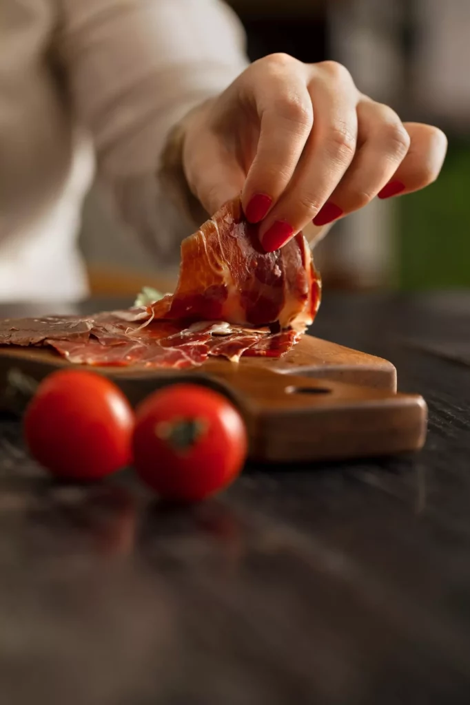 Stukje jamon iberico